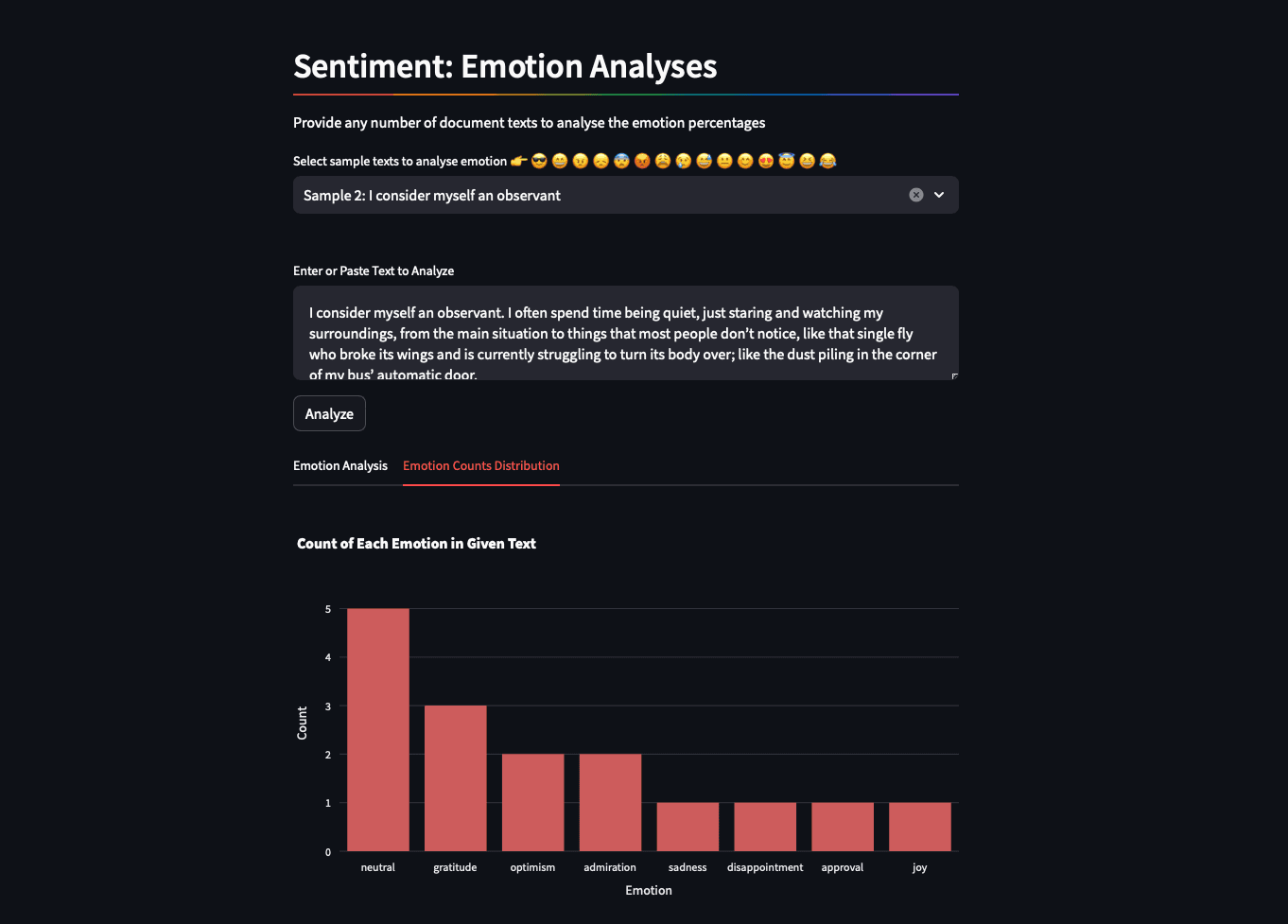 Emotion Inference